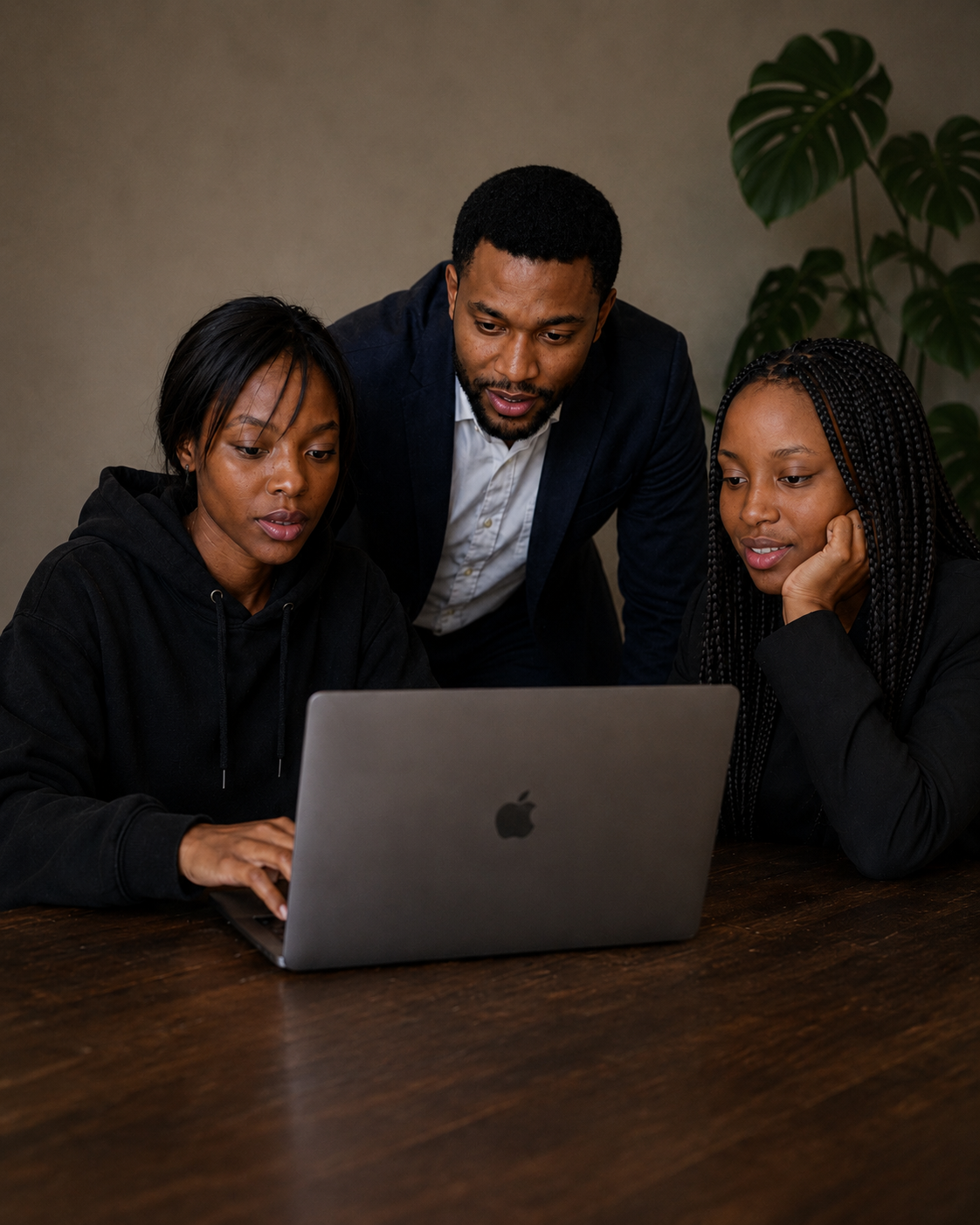 The kwik. team reviewing a client website together